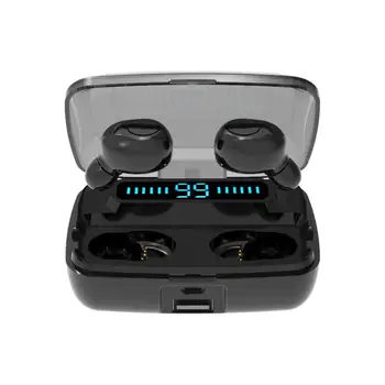 

New F9 Bluetooth 5.0 Headphones TWS Wireless Earbuds With 3500mAh LED Display Running Sport Stereo Music Gaming Headset Earphone