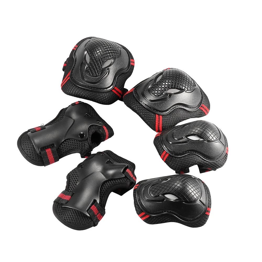 

6pcs/Set Knee Pads Outdoor Sport Elbow Knee Pads Skating Protective Gear Sets Elbow Knee Pads 6pcs Bike Cycling Skateboard Kid