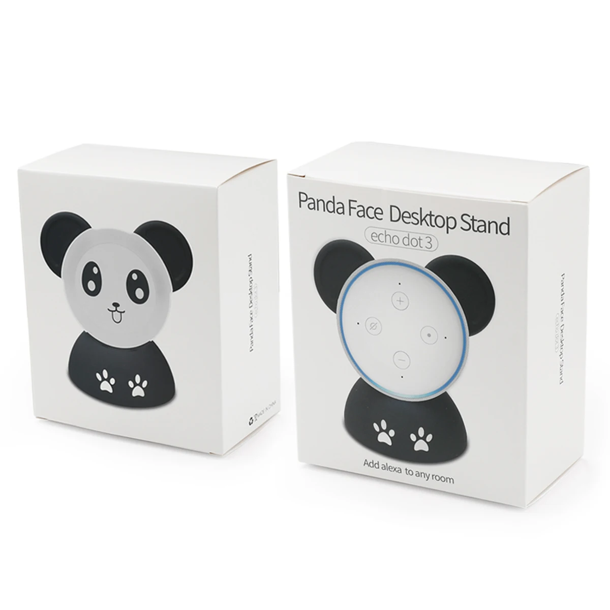 Подставка для колонки Panda Настольный верхний кронштейн нескользящий Настольный Стенд Держатели для Echo Dot 3-го поколения аксессуары для динамиков