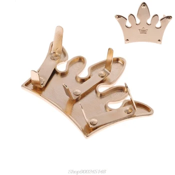 

58.7x42mm Crown Metal Bag Decoration for DIY Craft Handbag Shoulder Bags Hardware Accessories Jy15 20 Dropship