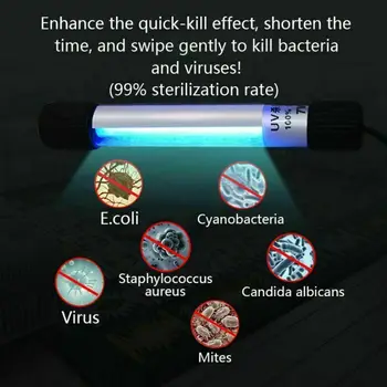 

UV Sterilize Light LED UV Light Portable Disinfection Germicidal Home Strong UV Sterilize Lamp Germicidal Disinfection Bacterium