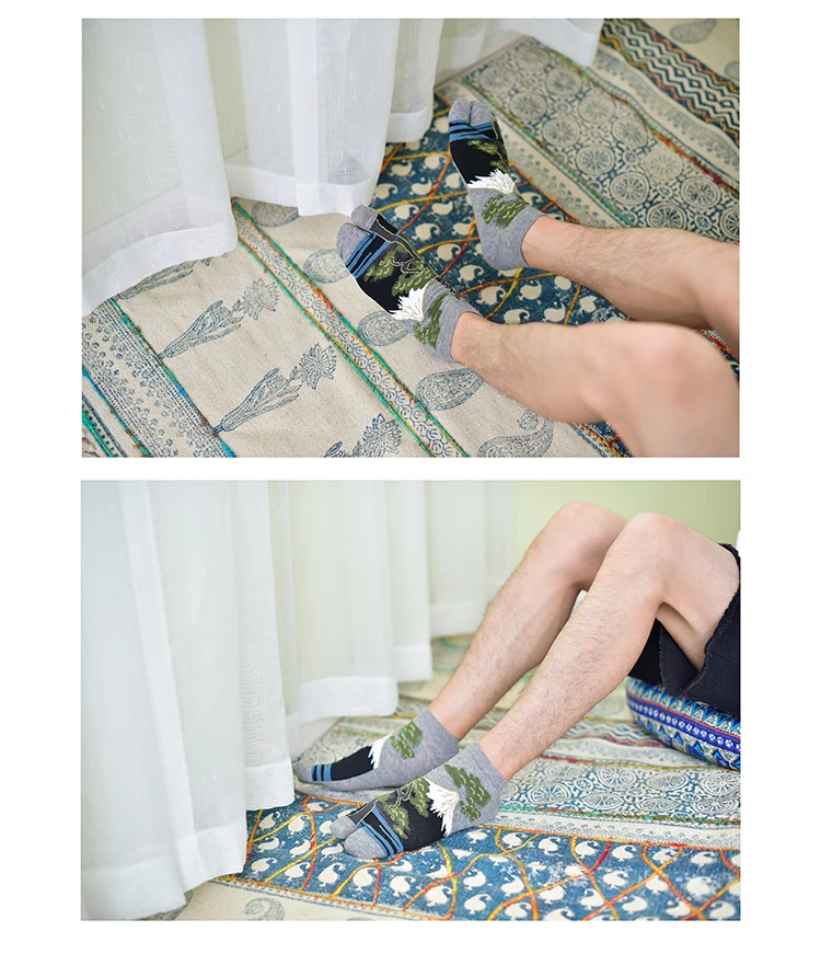 Таби Носки японские, смешные, уличные пары, носки с пальцами, женские летние креативные носки, мужские носки с двумя пальцами, тонкие персональные