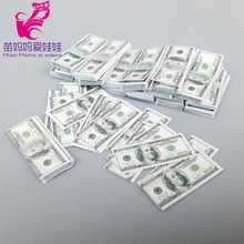  1:6 1:12 doll house accessories Mini  toys USD chash for barbie doll ob11 blythe doll accessories 