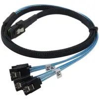 sata כבל 12Gbps פנימי SAS 36 פין זכר כבל SFF-8087 כדי 4 SATA 7 פין כבל כונן קשיח מפצל נקבה כבל מחשב אביזרים (1)