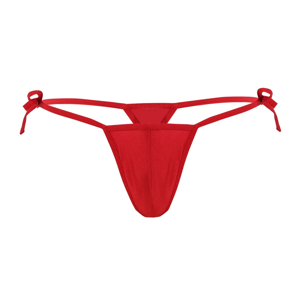Jockstrap мужские трусики tanga Мужское нижнее белье открытая Стыковая лямка стринги нижнее белье бикини с мешочком для мужчин - Цвет: Red