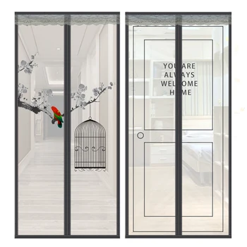 

Velcro Magnetic Screen Door Net Anti Insect Mesh Fly Screen Mosquito Protection Net Magnet Curtains for Doors Windows Screen