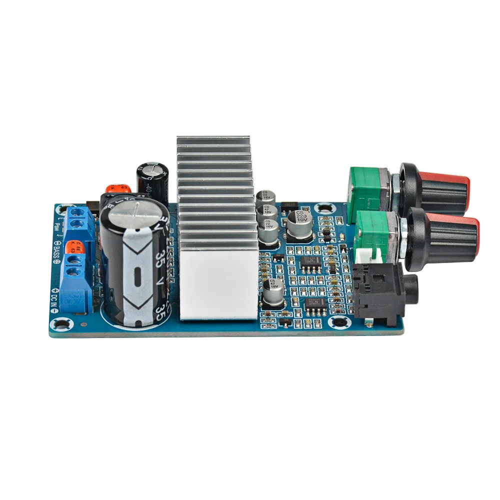 Placa de Cinema em Casa Amplificador de Potência Aiyima Subwoofer Amplificador Mini Amp Tpa3116d2 Áudio Baixo Dc12-24v Tpa3116 100w - Image 4
