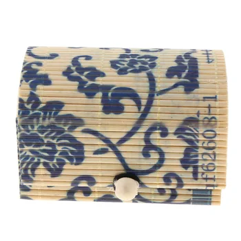 

Home Storage Box Ring Necklace Earrings Bamboo Wooden Jewelry Storage Boxes