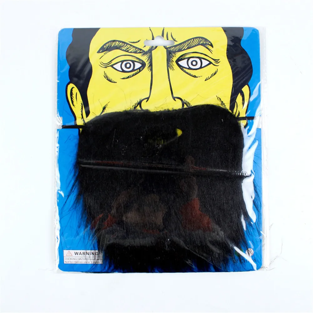 12pcs Funny Cute Costume Pirate Party Mustache Cosplay Fake Moustache Fake Beard For Kids Adult Halloween Party Decoration