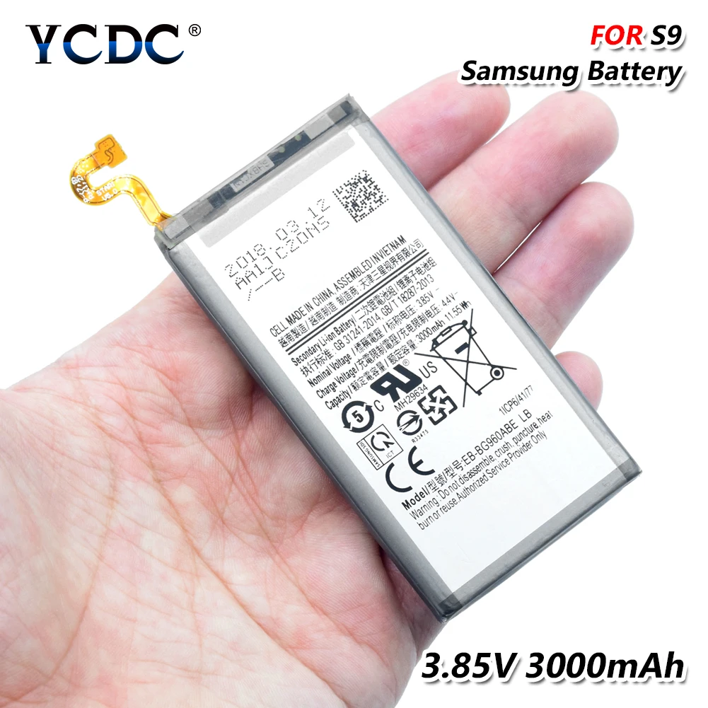 Аккумулятор для телефона Samsung Galaxy S9 G9600 G960F EB BG960ABE SM G960 3 85 В 3000 мАч