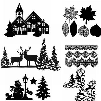 

Xmas Winter Decoration Die Cuts For Card Making 2020 Diy Scrapbooking Album Crafts Metal Cutting Dies Stencils 2020