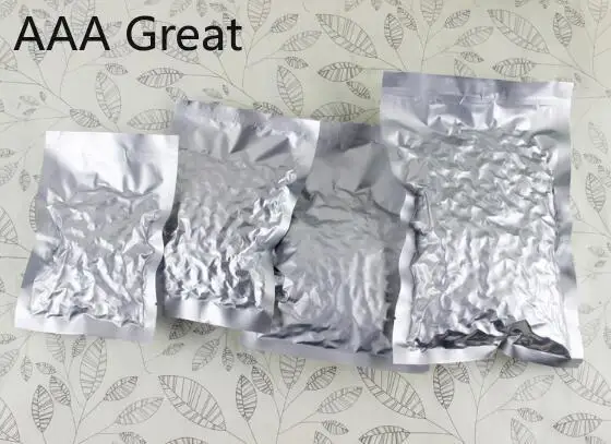Пакеты из алюминиевой фольги с открытым верхом вакуумные майларовые пакеты для
