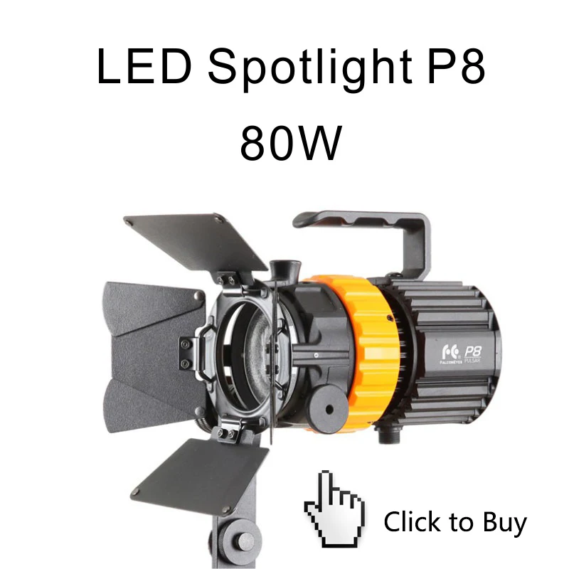 DIGITALFOTO Falcon Eyes Pulsar 5 P-5TD Mini Spot с регулируемым фокусом света длина заполняющий свет 100 Вт фотография свет