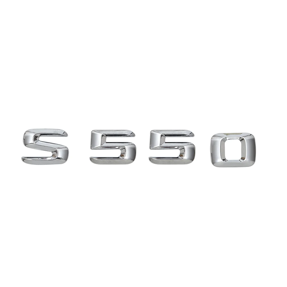 

For 220SE W111 W116 W126 W140 W220 W221 W222 S550 Discharge Capacity Refitting Letters Emblem Badge Sticker