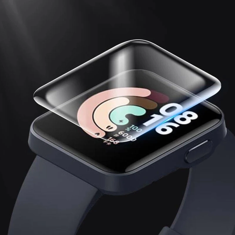 Soft Hydrogel Protective Film for Full Coverage Smartwatch Screen