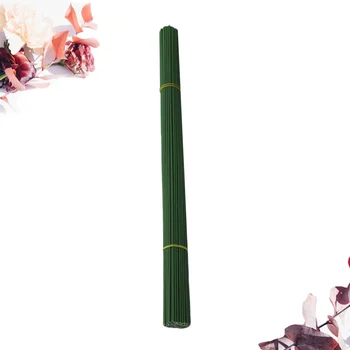 

100pcs Floral Stem Wire Practical Floral Stems Floral Arrangement Wire Craft Flower Wire for Office Living Room