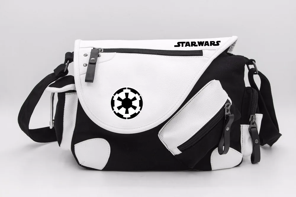 White Star Wars Storm Trooper Messenger Bag 