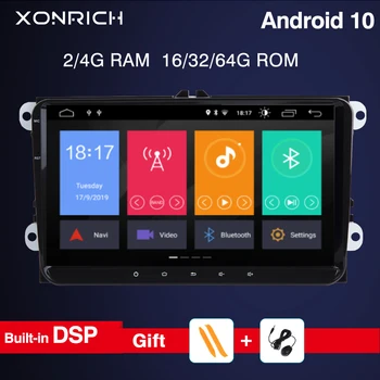 

DSP 64GB 2 Din Android 10 AutoRadio gps navigation For Amarok Volksagen VW Passat B6 golf 56 Skoda Superb 2 SeatAltea Multimedia
