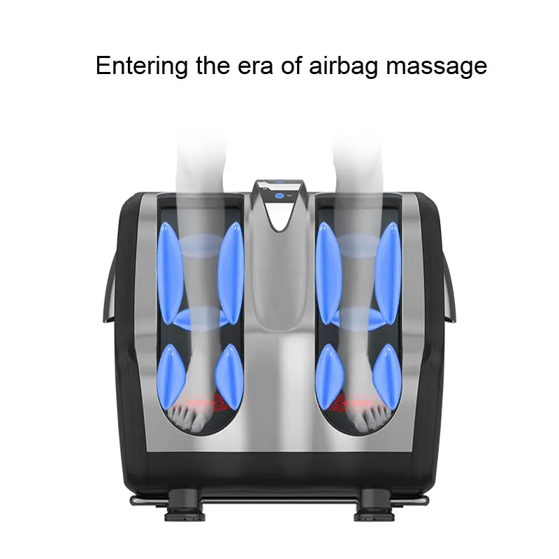 Машина для массажа ног вибрационное давление для ног педикюрная машина автоматическая машина для массажа ног массаж ног - Цвет: Silver