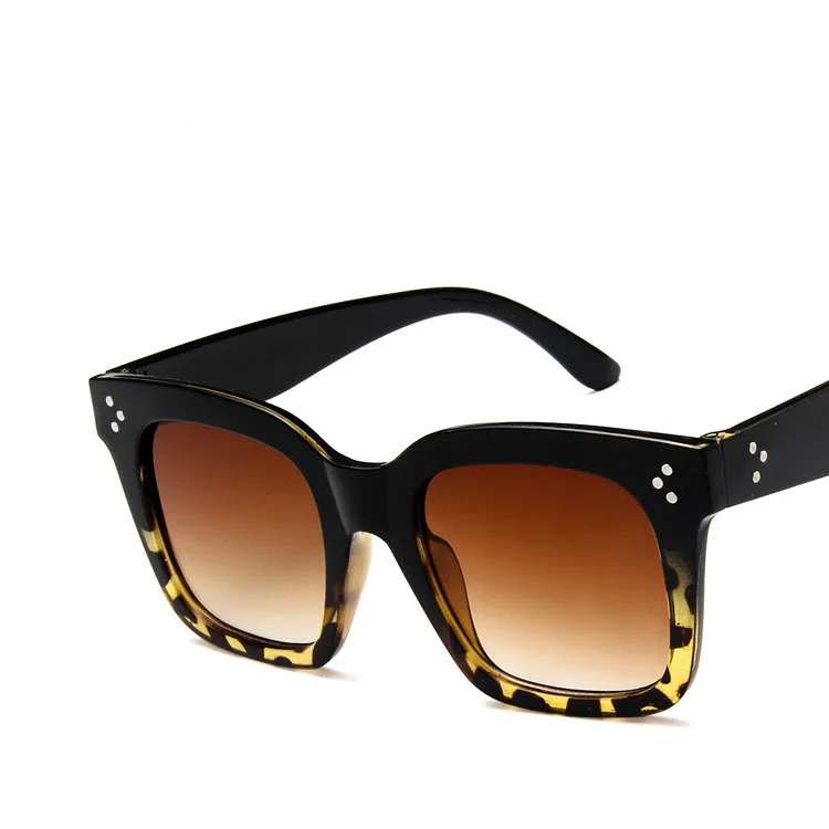 Ретро дизайнерские Супер круглые очки, кошачий глаз, женские солнцезащитные очки, полная оправа, леопардовые очки, Anti-UV400, водительские очки - Название цвета: Leopord