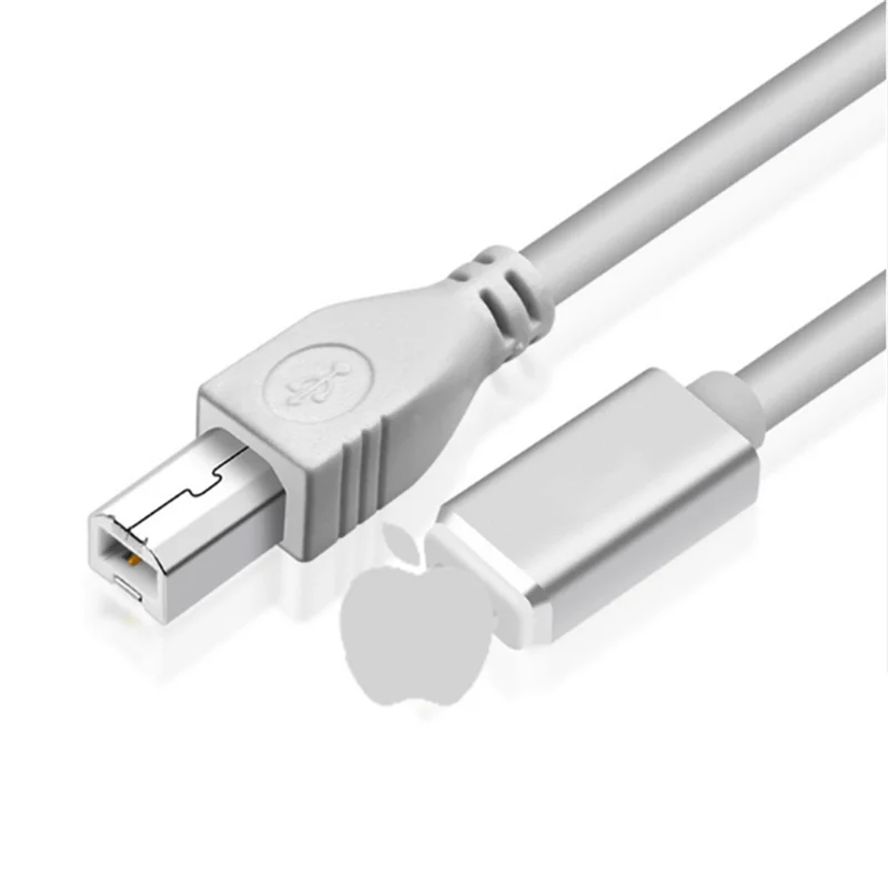 100 개 USB 데이터 케이블 번개 미디 커넥터 USB 데이터 미디 OTG 케이블 프린터 하드 디스크 전자 피아노 케이블 아이폰