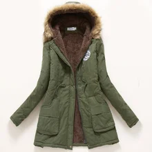 Женская парка, повседневная одежда для беременных, осенне-зимнее пальто с капюшоном в стиле милитари, зимняя куртка, женские плюшевые пальто, одежда для беременных