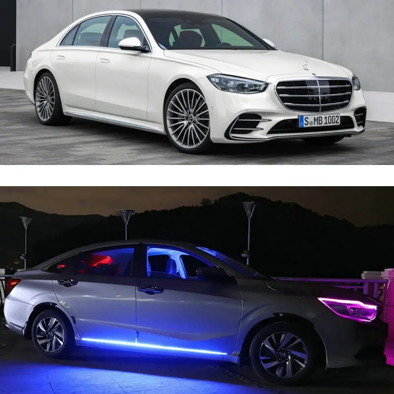 Удаленное декоративное освещение настроения двери автомобиля для mercedes w163 w164 w166