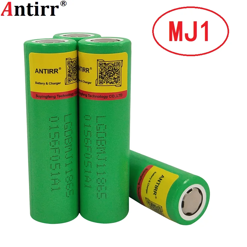 100% Новый оригинальный литиевый аккумулятор mj1 3 7 В 3500 мАч 18650 для фонариков