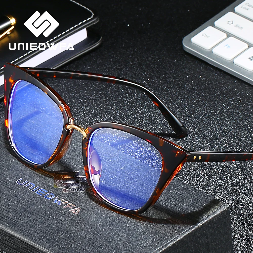 

Retro Cat Eye Computer Glasses for Women Anti Blue Light Blocking Eye Glasses Protection Radiation Anti Blue Ray Eyeglasses TR90