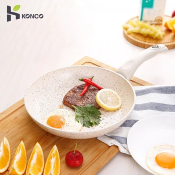 

KONCO Thickened Non-stick Pan Fried Steak Pancake Fried Egg Pans Kitchen Smokeless Cookware Aluminum Alloy Baking Pan