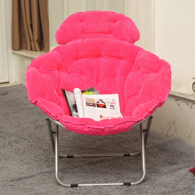 

Large Moon Chair Lazy Chair Radar Chair Lunch Break Folding Recliner Chair Sun Lounger Design Chair Lounge Chair
