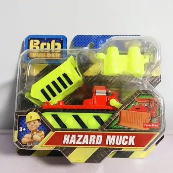 Bob the Builder 트럭 피규어 장난감 선물 상자 패키지, 단단한 PVC 어린이 놀이 집 장난감, 15cm, 1 개