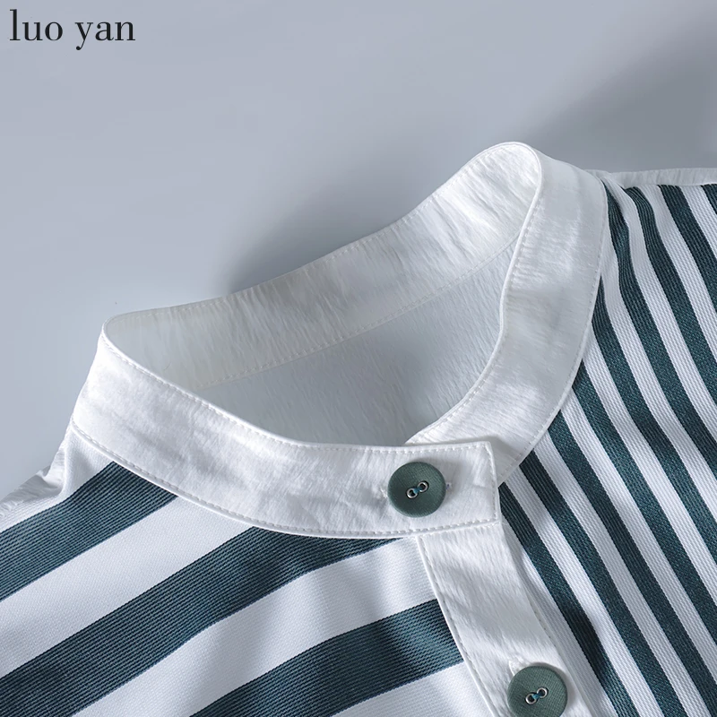 Женский офисный комплект из двух предметов Повседневная рубашка в полоску и юбка