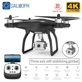 

SALMOPH X35 Drone GPS WiFi 4K HD Camera with Three-Axis Gimbal Profissional RC Quadcopter Brushless Motor Drones Vs SG906 Pro