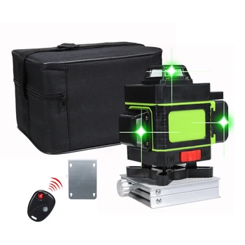 

3d 4d green laser level 360 rotary Higher Visibility laser level 16 lines self leveling laser level 12 lines Indoors Outdoors