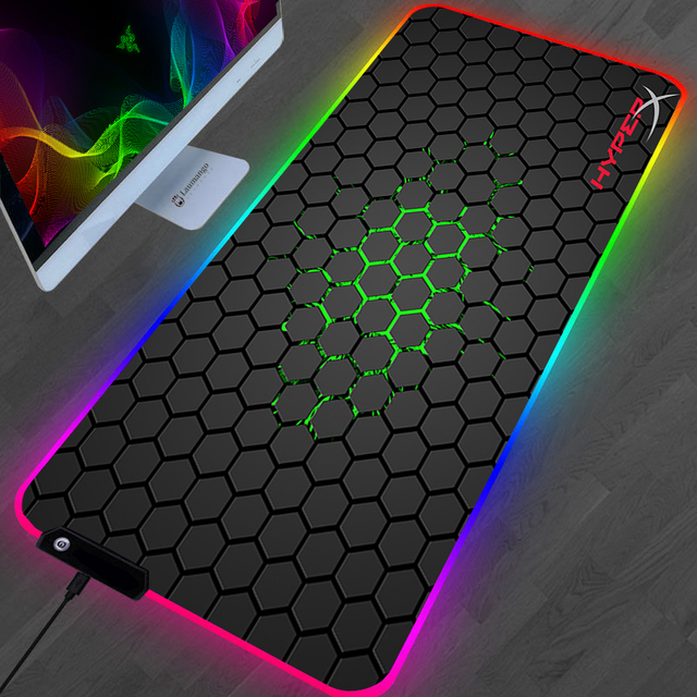 HyperX Mouse Pad Deskpad PC Gamer Accessories Gaming Mouse Mats Mausepad Varmilo Rug Mice Keyboard Computer Office Mousepad