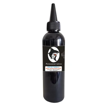 

1pcs Tattoo Ink true Black 8 Oz Tattoo paint Professional Permanent Makeup Pigment Tattoo Ink All Purpose Black 8 ounce (230ml)