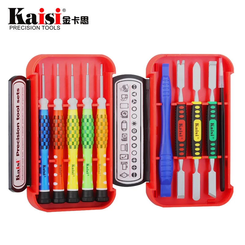 Kaisi 10 in 1  Precision Screwdriver Sets Tools Professional Computer Repair Tools Mobile Phone Repair for iPhone 4,4s,5s,6s