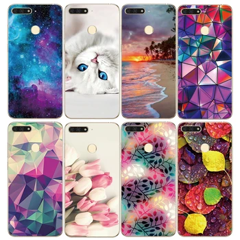 

Silicone Cover For Huawei Honor 7A pro Case 5.7' Y6 Prime 2018 Cute Cases for Huawei Honor 7 A Honor7A pro 7Apro Y 6 2018 Fundas
