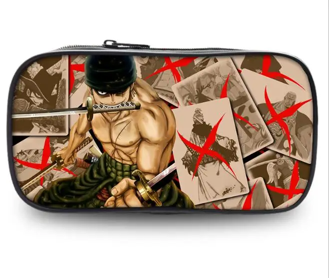 Чехол для карандаша luffy с Аниме one piece сумка ручек 3D печать школьная оксфордская
