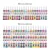 54 шт./компл. Чернила татуировки 5 мл/30 мл/60 мл Пигмент Набор Татуировки Комплект Профессиональная Красота Макияж Татуировки Поставки Полупостоянный Боди-Арт