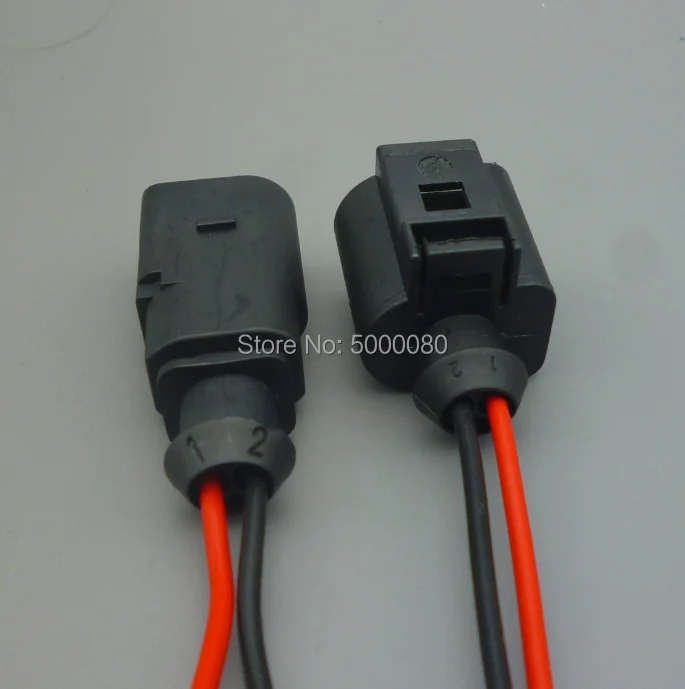 Yierxjwshx 2 핀 1.5mm 자동 배선 하네스는 VW 6rd용 Audi에 적합합니다. 820535 커넥터 플러그 1J 0973702 1J 0973802