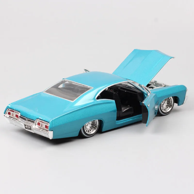 Детские 1/24 весы винтажные Jada Ретро 1967 chevrolet IMPALA SS литые автомобили chevy супер спортивные гоночные модели Миниатюрные