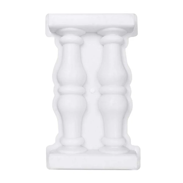 Fejlesztés Dekoratív Könnyű Felhordás Erkély Műanyag Barkács Római Oszlop Penész Burkolás Fehér Kert Kerítés Korlát Újrafelhasználható Épület - Image 5