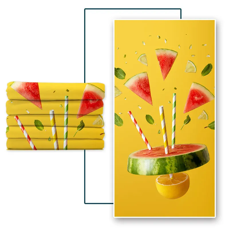 

Microfine Quick-Drying Bath Towel Shawl Double-Sided Fleece Printing Factory Direct Supply