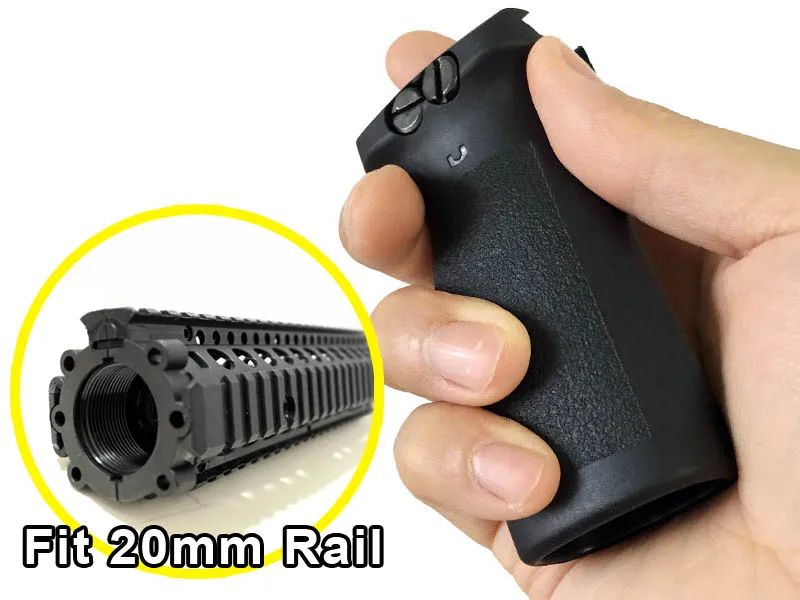 

Armiyo Tactical Rail Vertical Forward Handle Grips Fit Picatinny 20mm Rail Or Modular Locking Gun Rack Shooting Accessories m4