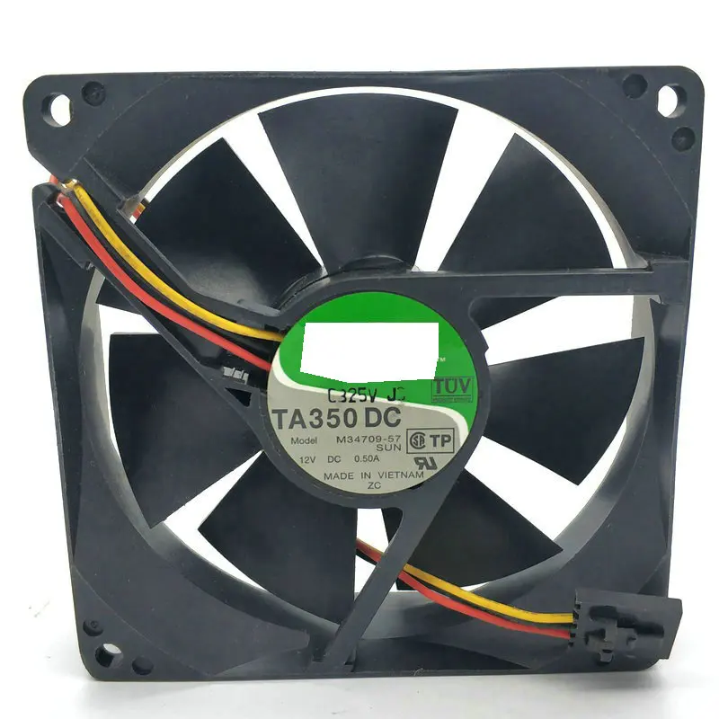 

Φ TA350DC Φ 9225 12V 0.50A 3wire, охлаждающий вентилятор 92*92*25 мм