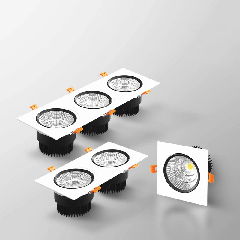 Приглушаемые встраивасветодиодный светодиодные светильники 7 Вт 9 12 14 18 24