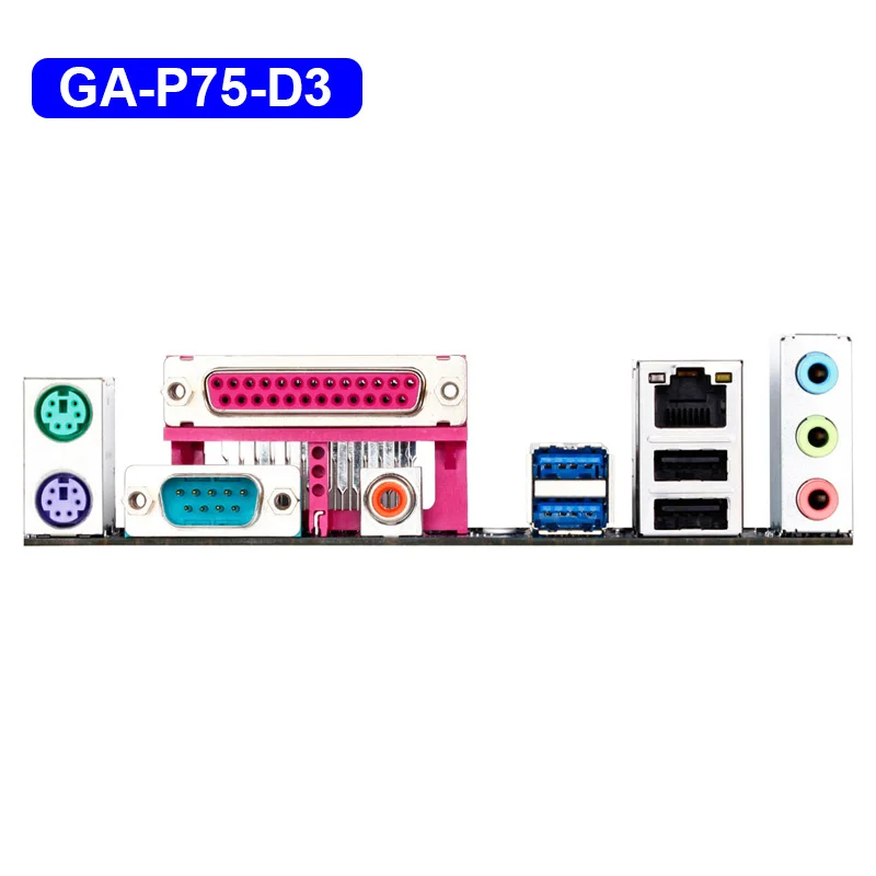 Gigabyte GA-P75-D3 оригинальная материнская плата LGA 1155 DDR3 USB2.0 USB3.0 SATA3 P75 D3 32GB Intel B75 22nm настольных плата ремонт