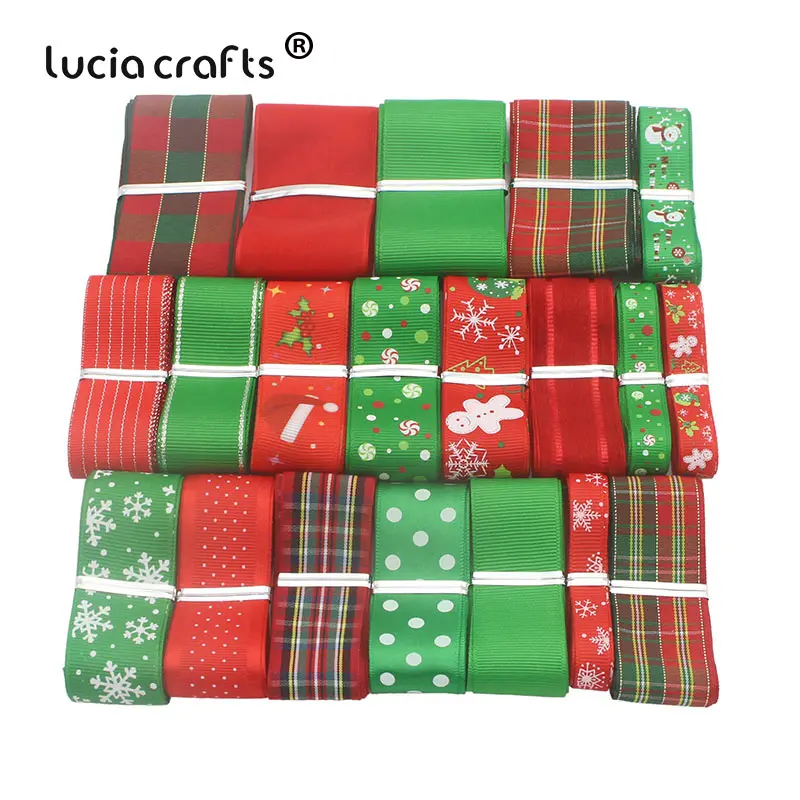 Lucia Crafts атласные ленты из органзы 20 лет 15 25 мм в рубчик набор бантов для волос